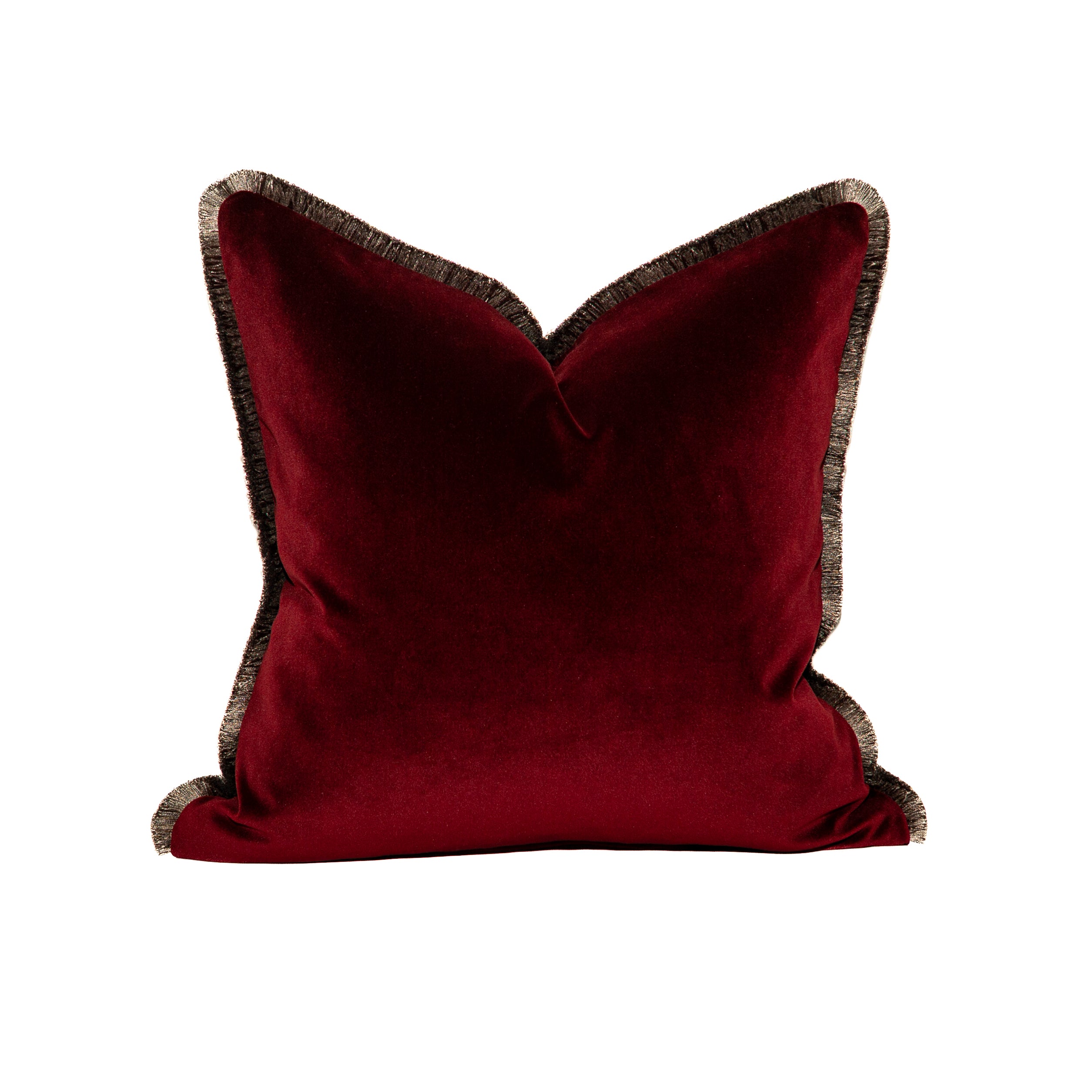 Lotte kort fryns grå