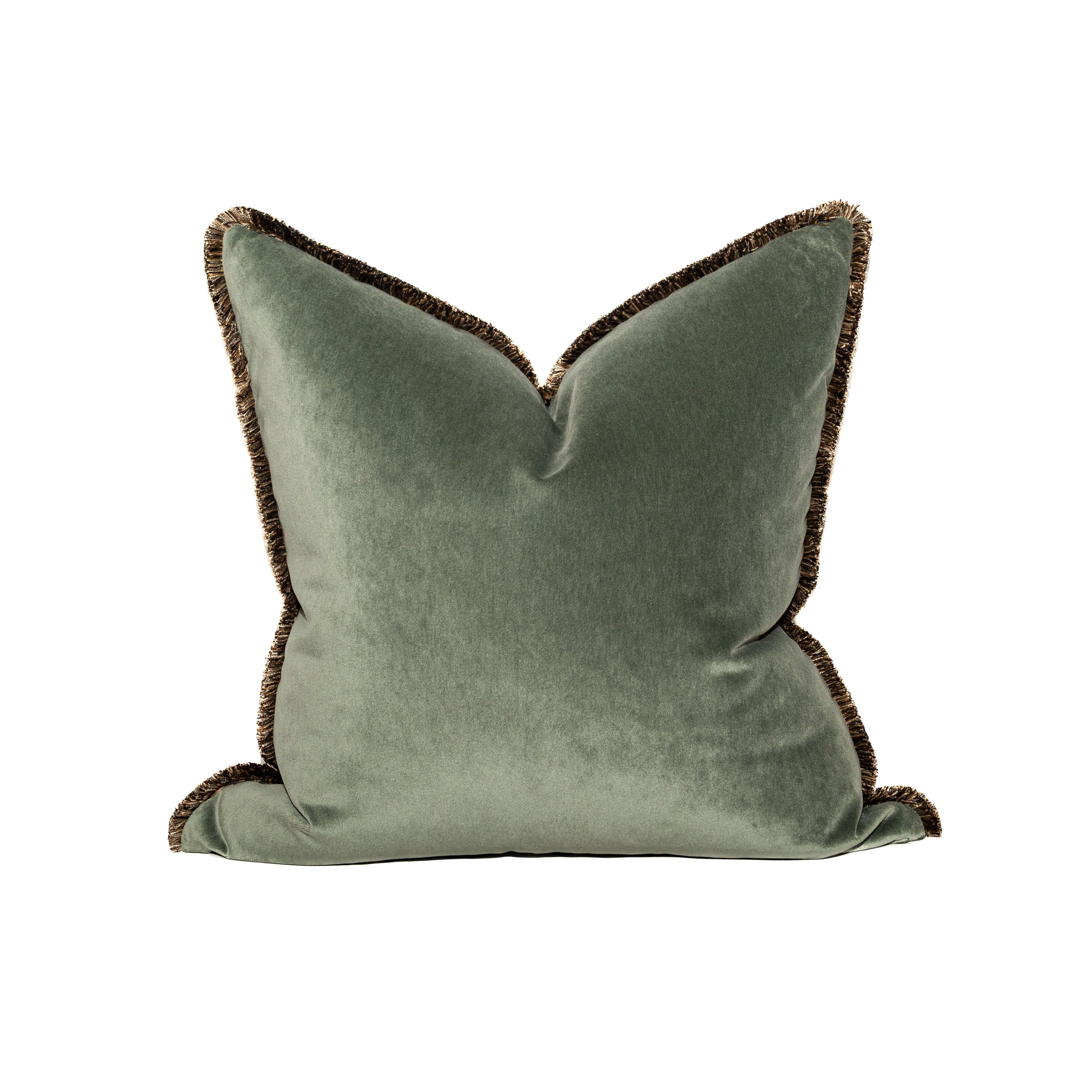 Isabella kort fryns brunspettet